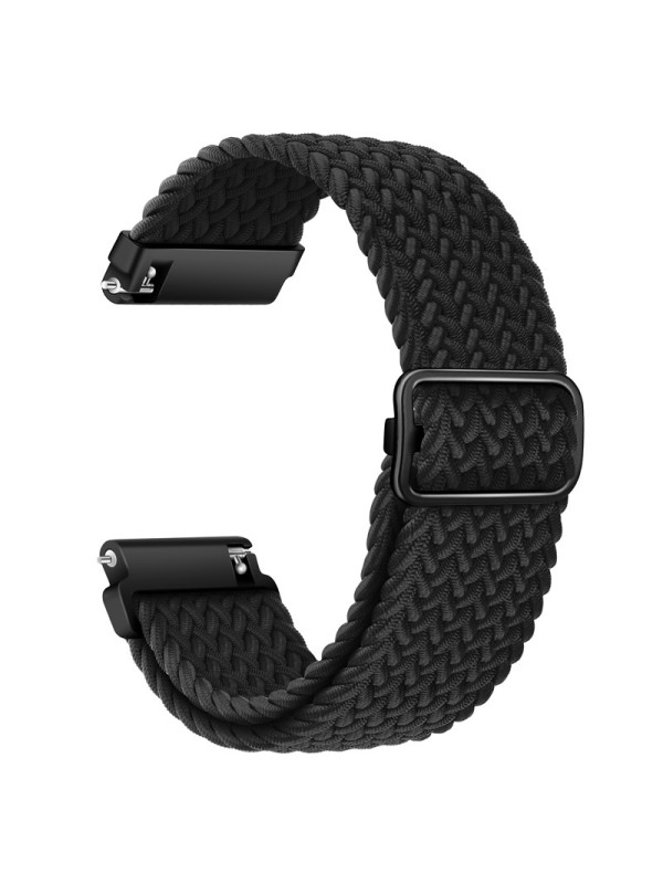 Watchband Hoco WH03 Jane Eyre Series από Ultra-Thin Nylon για Samsung Huawei Xiaomi Vivo κα 20mm Universal Μαύρο