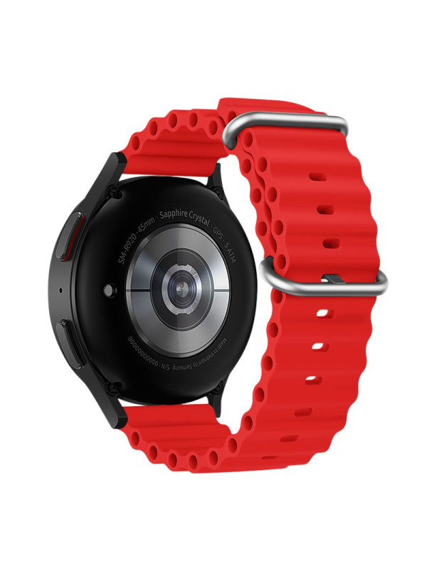 Watchband Hoco WH01 Flexible Series για Samsung Huawei Xiaomi Vivo OPPO κα 20mm Universal Κόκκινο Silicon Band