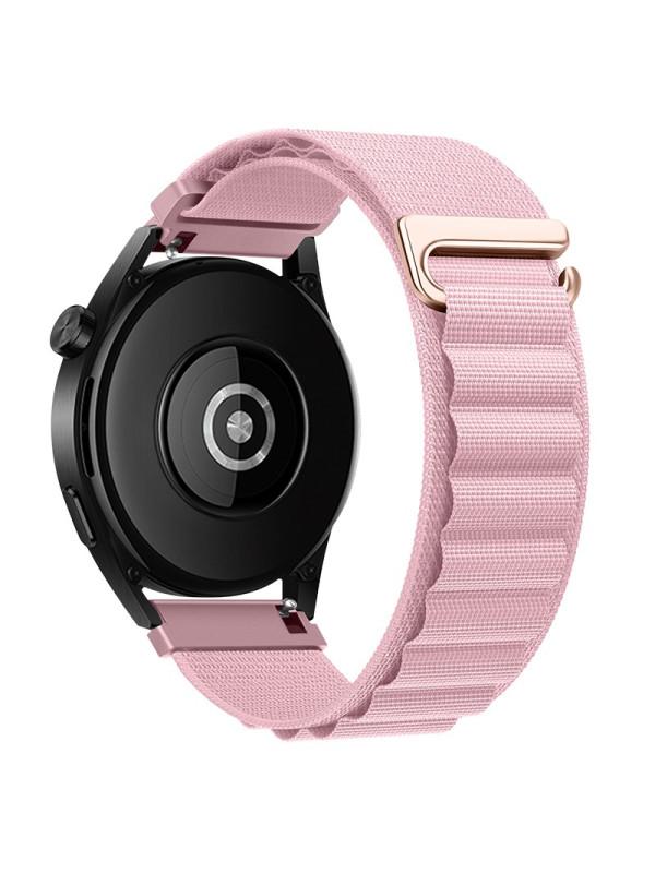 Watchband Hoco WH05 Climbing Series από Nylon για Samsung Huawei Xiaomi Vivo OPPO κα 20mm Universal Pink Cream