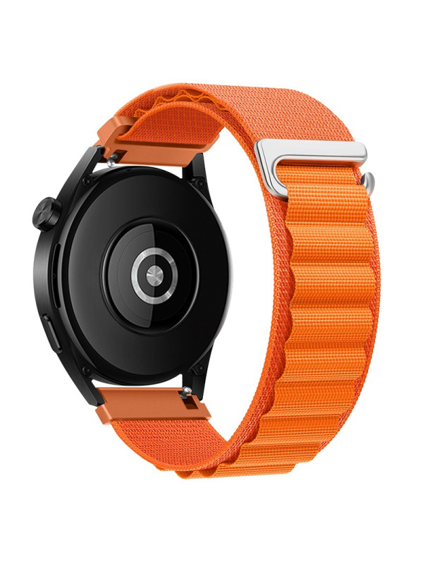 Watchband Hoco WH05 Climbing Series από Nylon για Samsung Huawei Xiaomi Vivo OPPO κα 20mm Universal Πορτοκαλί