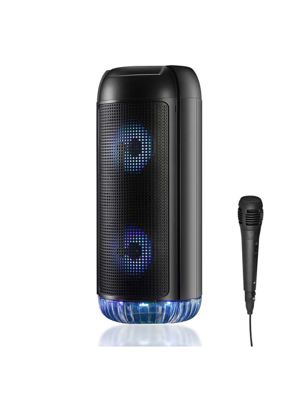 Φορητό Ηχείο Bluetooth Media-Tech Partybox Karaoke MT3174 30W RMS, AUX-IN, 3.5mm, BT 5.0, USB, Micro SD, Ραδιόφωνο, Μικρόφωνο με LED Φωτισμό