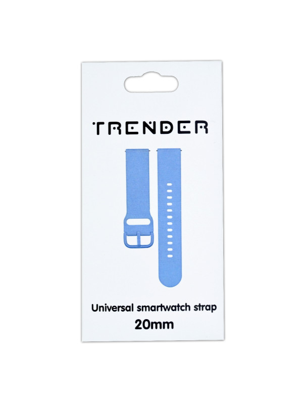 Ανταλλακτικό Λουράκι Trender TR-SP20LBL Sport 20mm Γαλάζιο