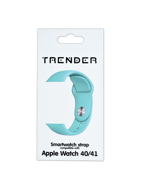 Ανταλλακτικό Λουράκι Trender TR-ASL41LBL Σιλικόνης για Apple Watch 40/41mm Γαλάζιο