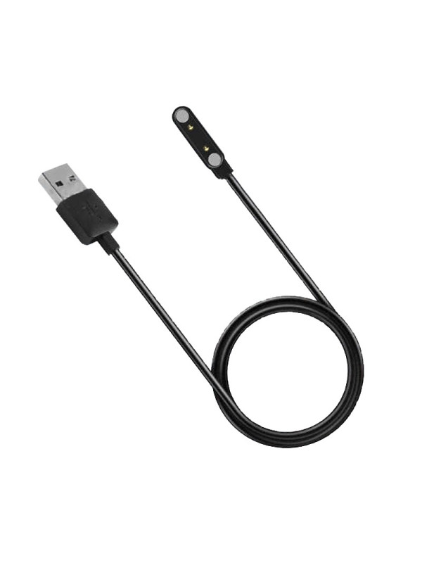 Φορτιστής Ancus Wear 2 pin - 7.62mm για Smartwatch και Smartband Μαύρο