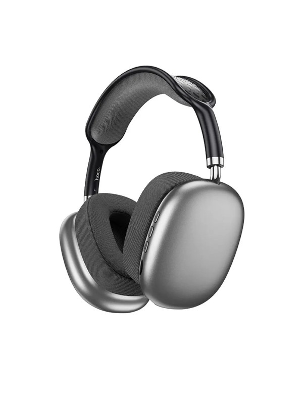 Wireless Ακουστικά Stereo Hoco. ESD15 Max Shadow V5.3 400mAh με υποδοχή Micro SD, Μικρόφωνο και AUX Γκρι