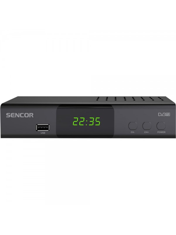 Δέκτης DVB-T2 Sencor SDB 5007T με Υποστήριξη HEVC/H.265, HDMI και USB