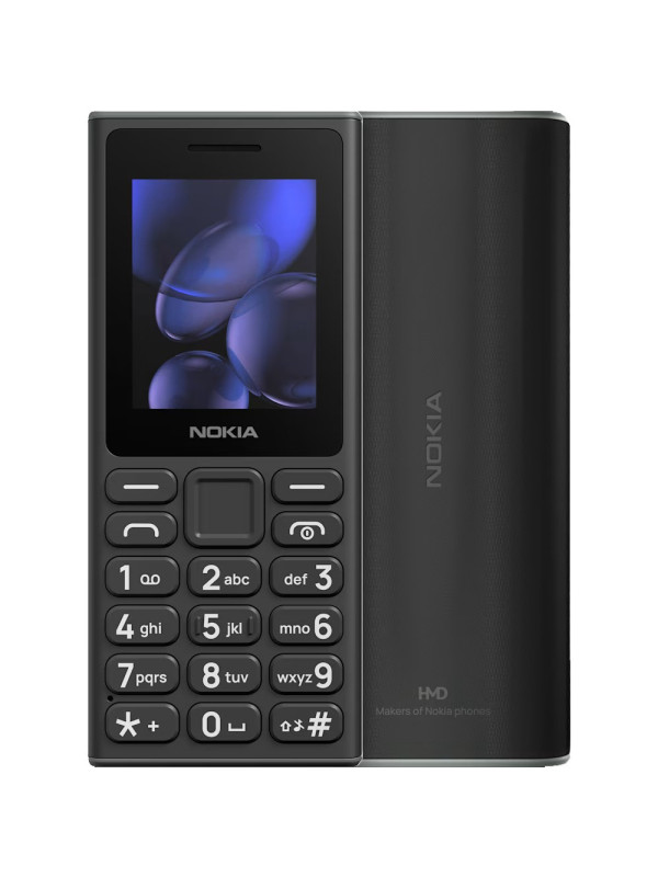 Nokia 105 (2024) Dual Sim 2" Μαύρο