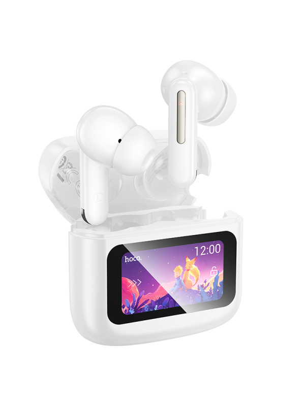 Wireless Hands Free Hoco EQ14 Cool Color V5.4 500mAh 7 Ώρες Ομιλίας Λευκά