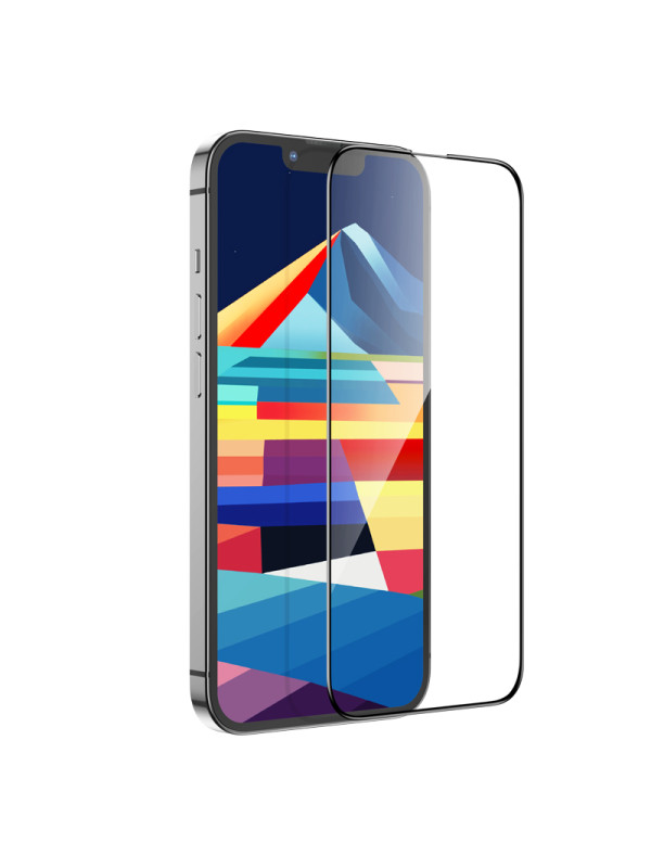 Tempered Glass Hoco A12 Plus Nano 3D Full Screen Edges Protection 9H με Μαύρο Περίγραμμα για Apple iPhone 16 Plus 15 Plus