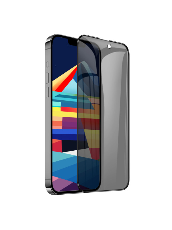 Tempered Glass Hoco A12 Pro Edges Protection 28 Μοίρες Privacy Angle Apple iPhone 15 Plus 16 Plus