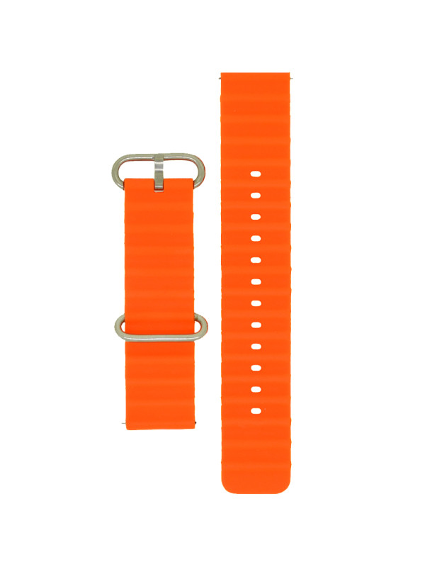 Ανταλλακτικό Watchband Hoco 20mm Universal Πορτοκαλί Silicon Band