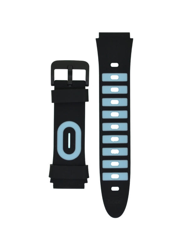 Ανταλλακτικό Λουράκι Hoco Σιλικόνης 19mm για Smartwatch Hoco Y104 Μπλέ