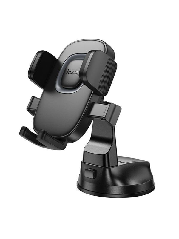 Βάση Στήριξης Αυτοκινήτου Hoco H76 Crown με Στήριξη στο Ταμπλό για Συσκευές 4.5"-7"  Μαύρη