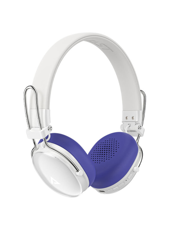 Wireless Ακουστικά Hi-Fi Stereo Acefast H7 500mAh v5.4 35db ANC IP54 Fast Charge Λευκά με Memory Foam Μαξιλαράκια 7 Χρωμάτων και Θήκη