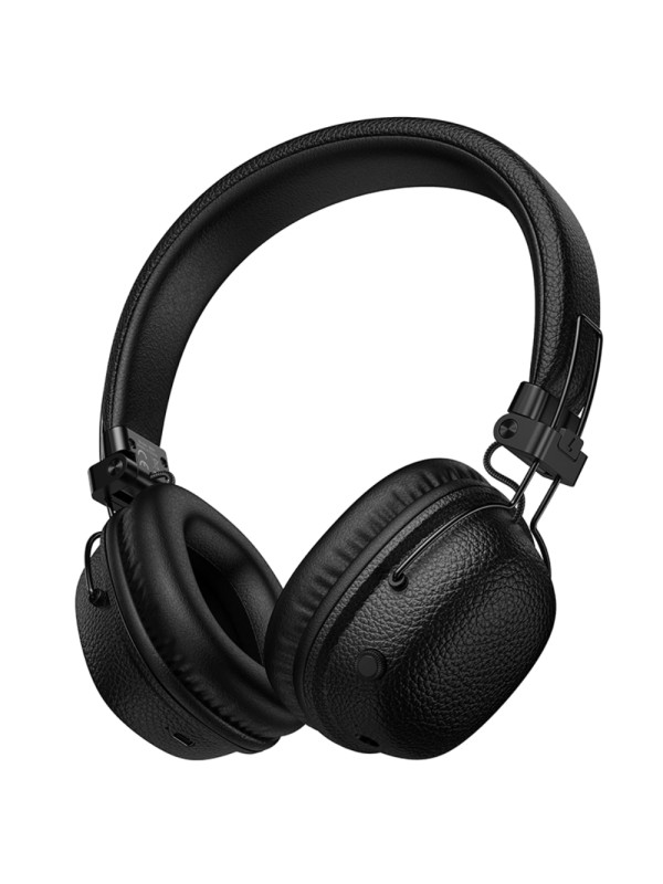 Wireless Ακουστικά Stereo Hoco W64 Earl II TWS v5.4 300mAh 32 Ώρες Ομιλίας AUX USB-C Μαύρα