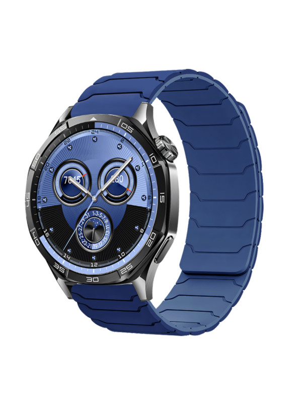 Watchband Hoco WH21 Flexible Silicon Μαγνητικό για Samsung Huawei Xiaomi Vivo OPPO κα 22mm Universal Μπλε