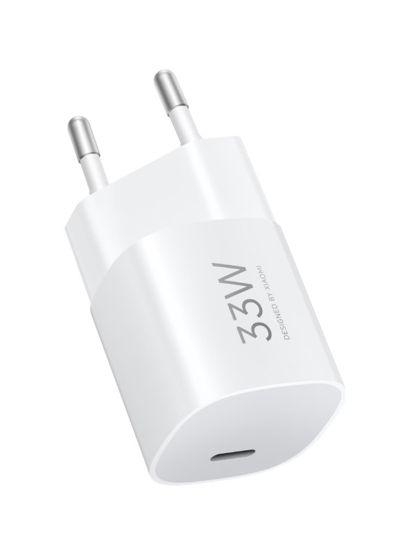 Φορτιστής Ταξιδίου Xiaomi BHR087LEU Nano Power 33W με USB-C Λευκός