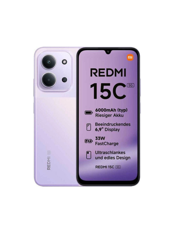 Xiaomi Redmi 15C 5G Dual Sim 6.9" 4GB/128GB NFC IP64 Dusk Purple