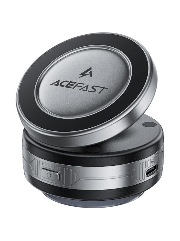 Επιτραπέζια Μαγνητική Βάση Στήριξης Acefast E29 15W με Ασύρματη Φόρτιση, Δυνατούς Μαγνήτες και Ελεύθερη Περιστροφή και Κλίση Γκρι