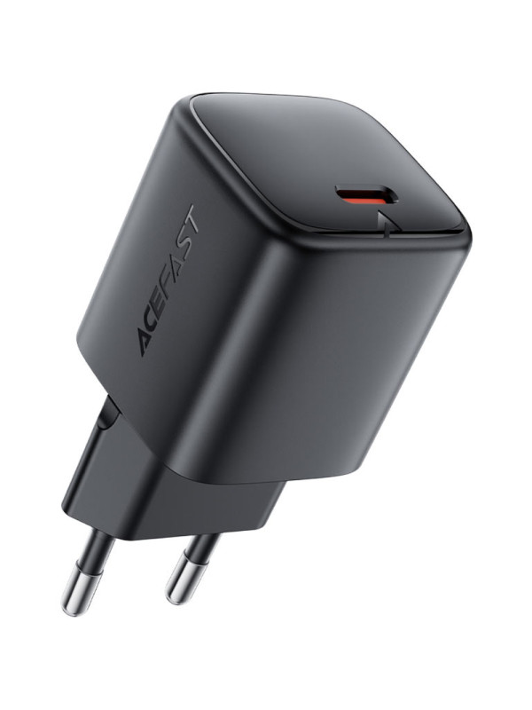 Φορτιστής Ταξιδίου Acefast A119 Mini Fast Charging USB-C PD45W 3A GaN Μαύρος