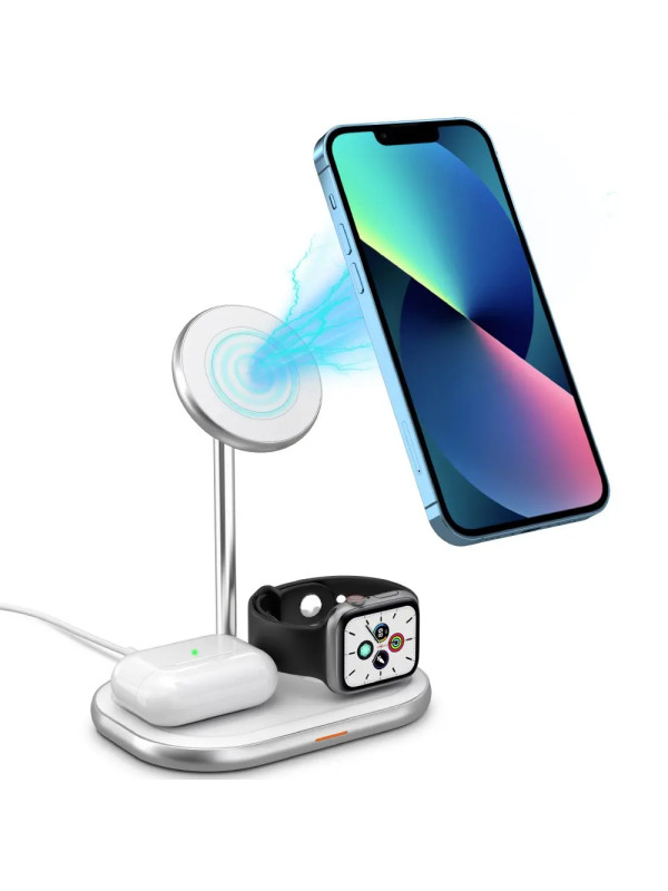 Ασύρματος Φορτιστής 3 σε 1 Energizer WCP303 15W Fast Charge USB-C Λευκός