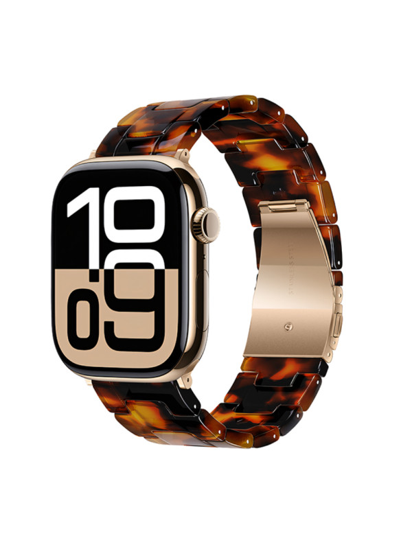 Watchband Hoco WA36 Elegant Series 44/45/46/49mm Πλαστικό Μπρασελέ για Apple Watch series 1/2/3/4/5/6/7/8/9/se/ultra1/ultra2 Ταρταρούγα