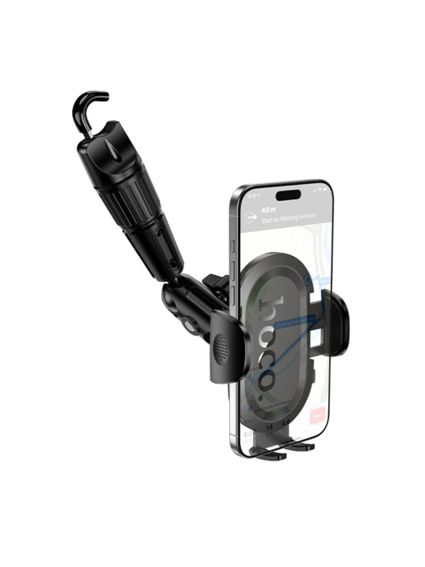 Βάση Στήριξης Αυτοκινήτου Hoco H88 Rally Ultra-thin με Στήριξη στο Κεντρικό Καθρέπτη για Συσκευές 4.5"-7"  Μαύρη