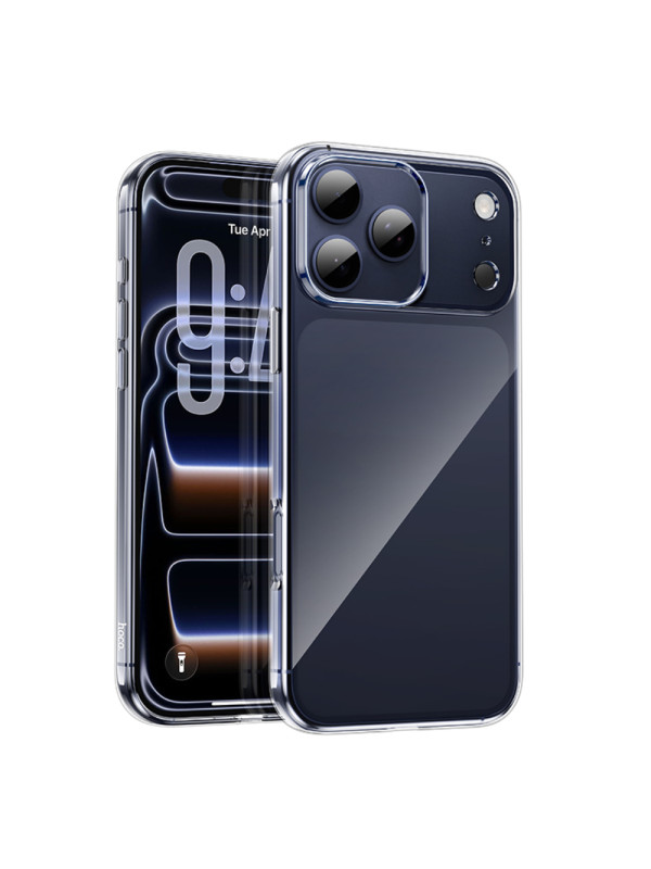 Θήκη Hoco TPU Light Series για Apple iPhone 17 Pro Διάφανη