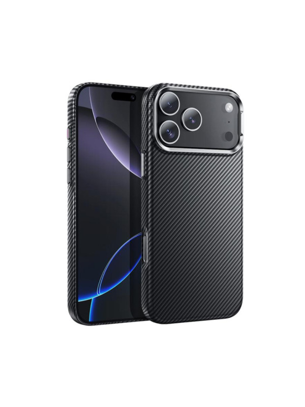 Θήκη Hoco Carbon Fiber Magsafe για Apple iPhone 17 Pro Max Μαύρη