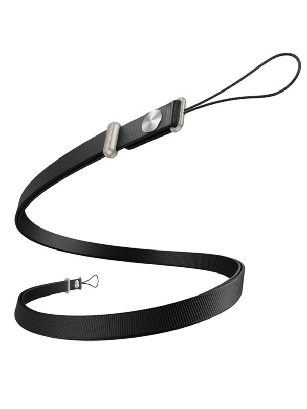 Universal Λουράκι Λαιμού Hoco GH11 για Θήκη Κινητού με Πυκνή Πλέξη και Μεταλλικες Λεπτομέρειες Μαύρο