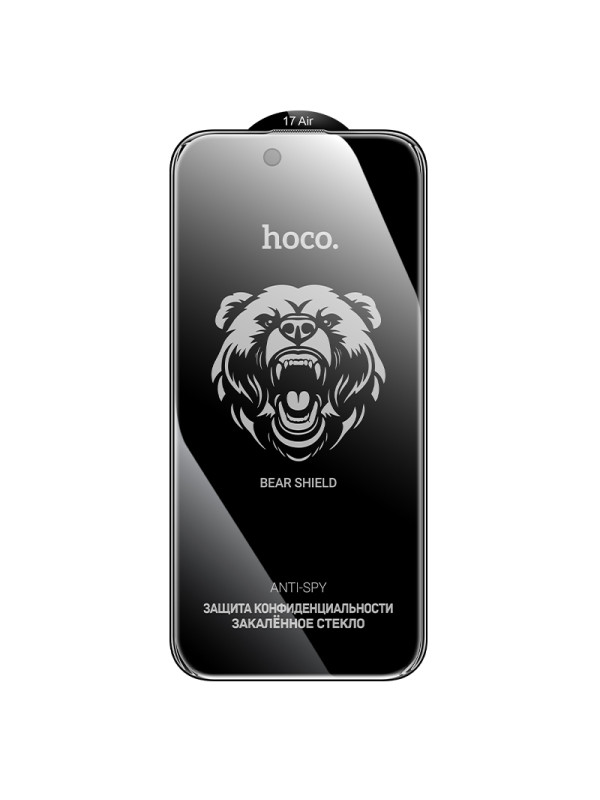 Tempered Glass Hoco Bear Shield A888 HD 4H 0.4mm Large Arc 28 Μοίρες Privacy Protection για Apple iPhone Air