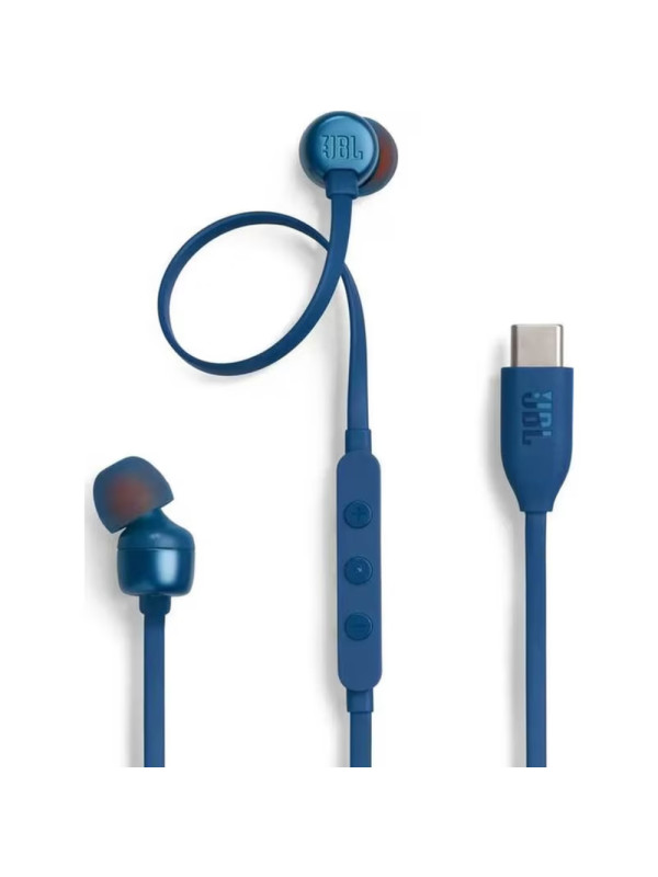 Hands Free JBL 310C In-ear USB-C JBLT310CBLU Μπλε