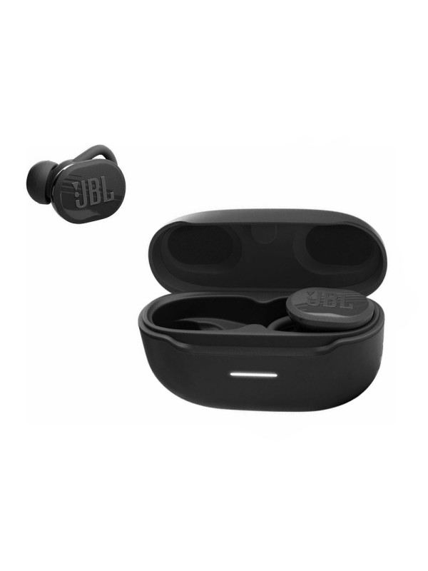 Bluetooth Hands Free JBL Endurance Race In-ear TWS Smart Ambient Συμβατό με Alexa και Google Assistant IP67 με Θήκη Φόρτισης Μαύρα