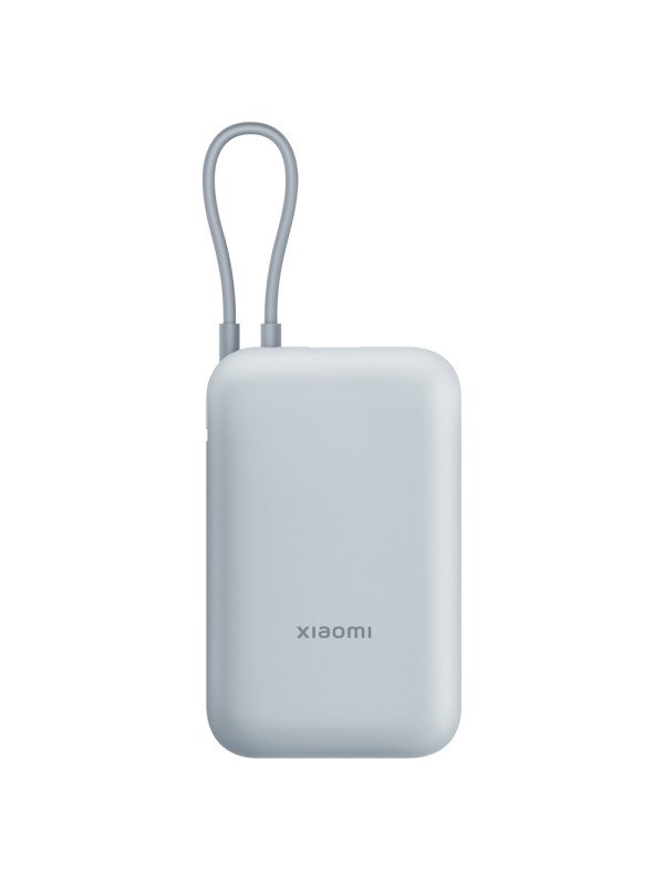 Xiaomi Power Bank 10000mAh BHR9073GL 22.5W με 1xUSB-A 1xUSB-C και Ενσωματωμενο Καλώδιο Blue