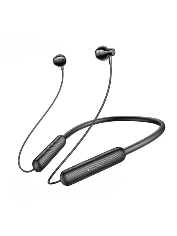 Bluetooth Hands Free Hoco DM50 Neckband Lightweight v5.3 με Μεγάλη Διάρκεια Μπαταρίας 500mAh 80 Ώρες Αναπαραγωγής Μαύρα