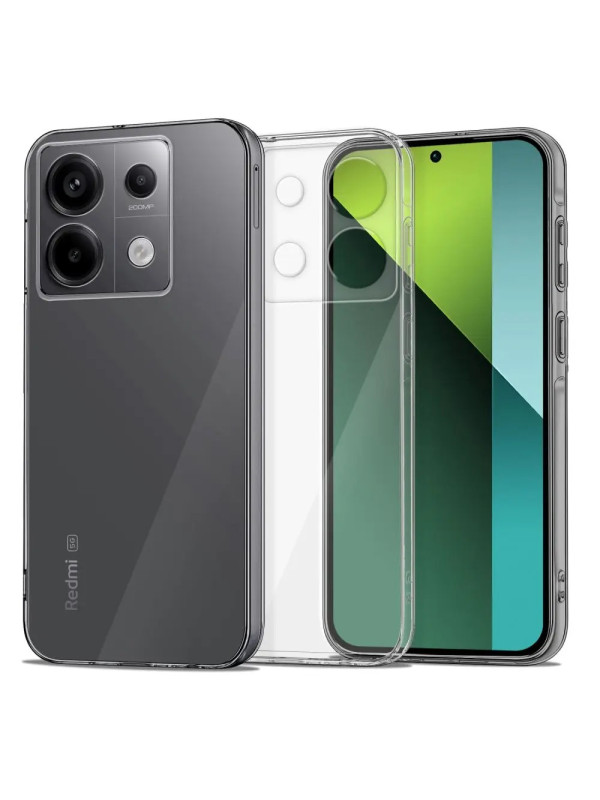 Θήκη TPU Ancus 2.0mm για Xiaomi Redmi Note 13 Pro 5G Redmi Note 14s Poco M6 Pro Διάφανη