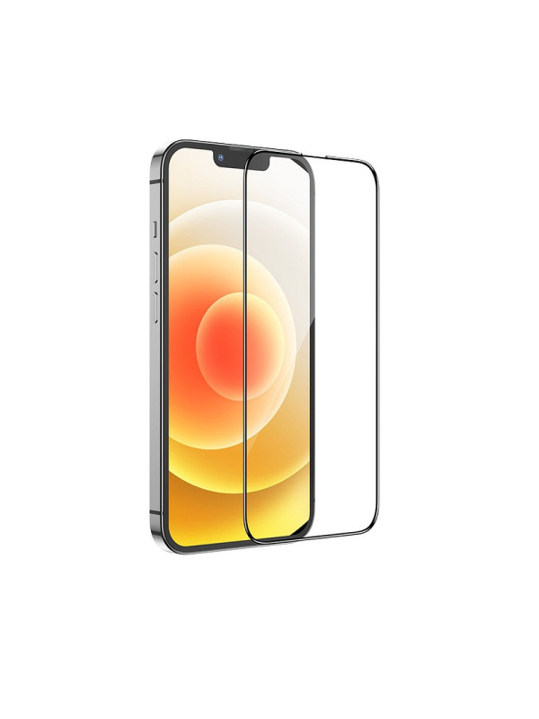 Tempered Glass Hoco G5 0.33mm Full Silk Screen HD 2.5D για Apple iPhone 13 Pro Max/ iPhone 14 Plus Μαύρο Σετ 10τεμ.