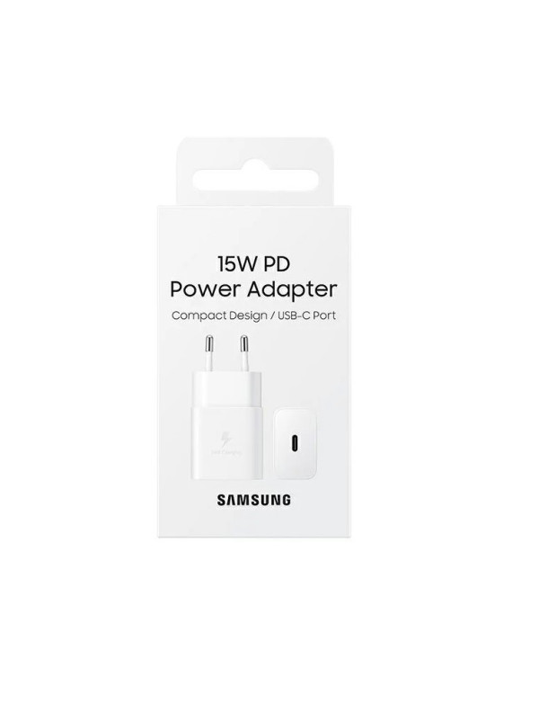 Φορτιστής Ταξιδίου Samsung Fast Charging EP-T1510NWEGEU 15W Λευκός