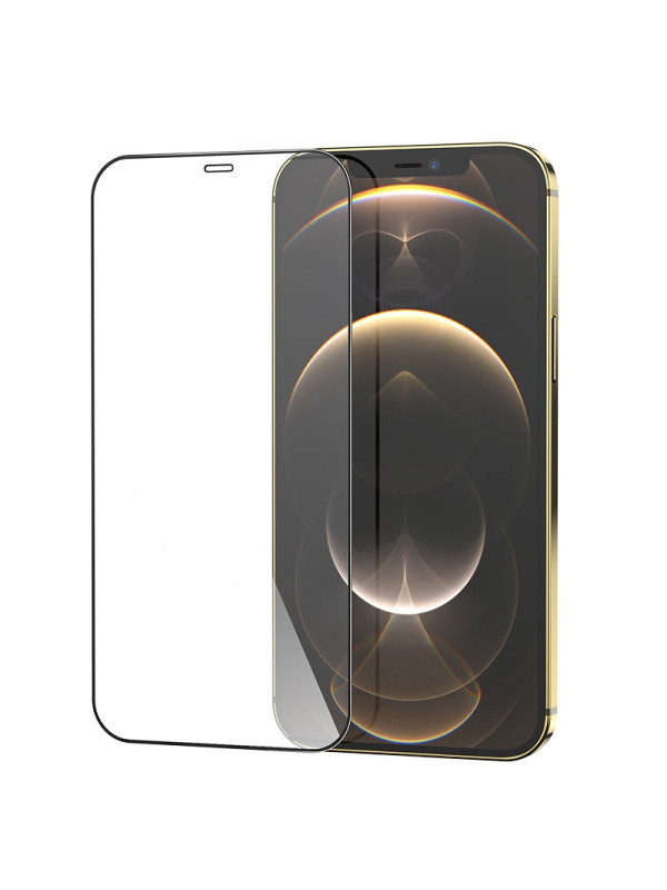 Tempered Glass Hoco G5 0.33mm Full Silk Screen HD 2.5D για Apple iPhone 12 Mini Μαύρο Σετ 10τεμ.
