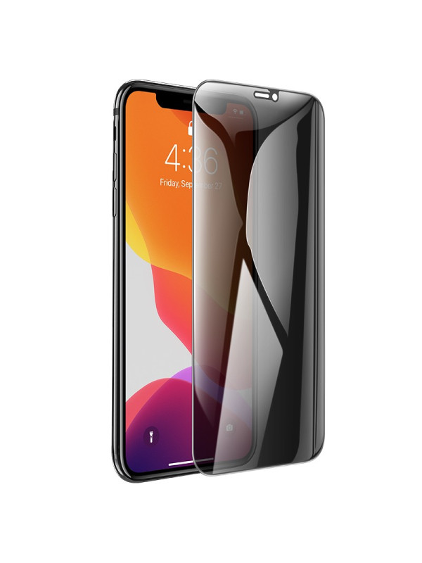 Tempered Glass Hoco A34 Plus 9D Large Arc Dustproof Anti-spy 0.4mm για Apple iPhone X iPhone XS iPhone 11 Pro