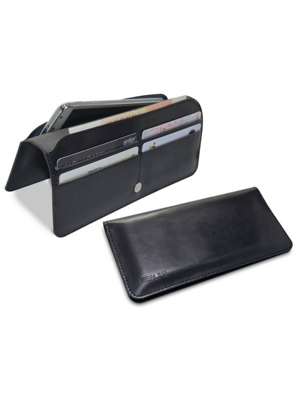 Θήκη Πορτοφόλι ReaLike Universal για Smartphone έως 5.5'' Μαύρη