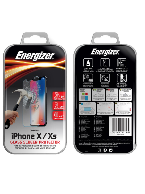 Tempered Glass Energizer 0.33mm για Apple iPhone X XS 11 Pro