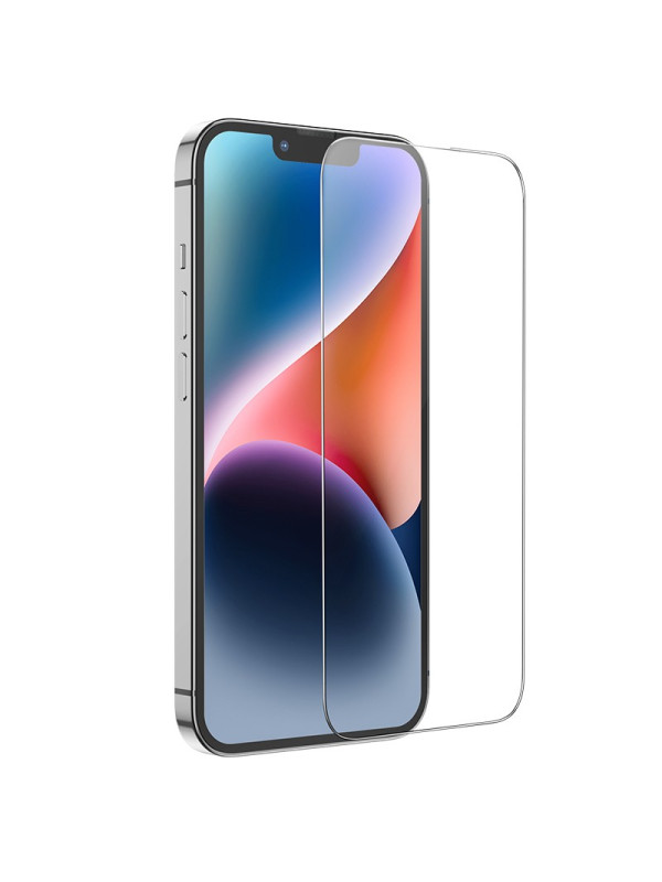 Tempered Glass Hoco Premium Series G1 0.33mm Flash Attach Full Silk Screen HD για Apple iPhone 16 Plus 15 Plus
