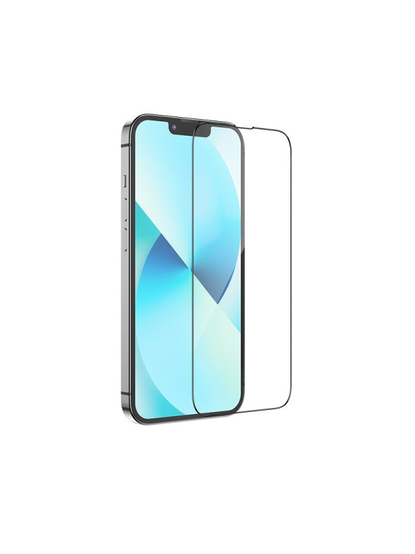 Tempered Glass Hoco A27 Anti-Static Dustproof 0.33mm 2.5D για Apple iPhone 13 mini  Μαύρο