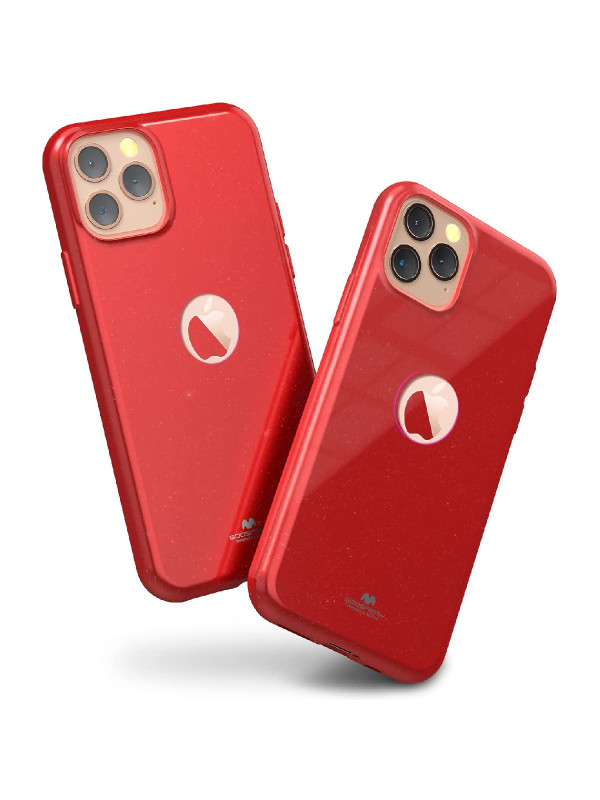 Θήκη Jelly Goospery Hole Series για Apple iPhone 11 Pro Κόκκινο