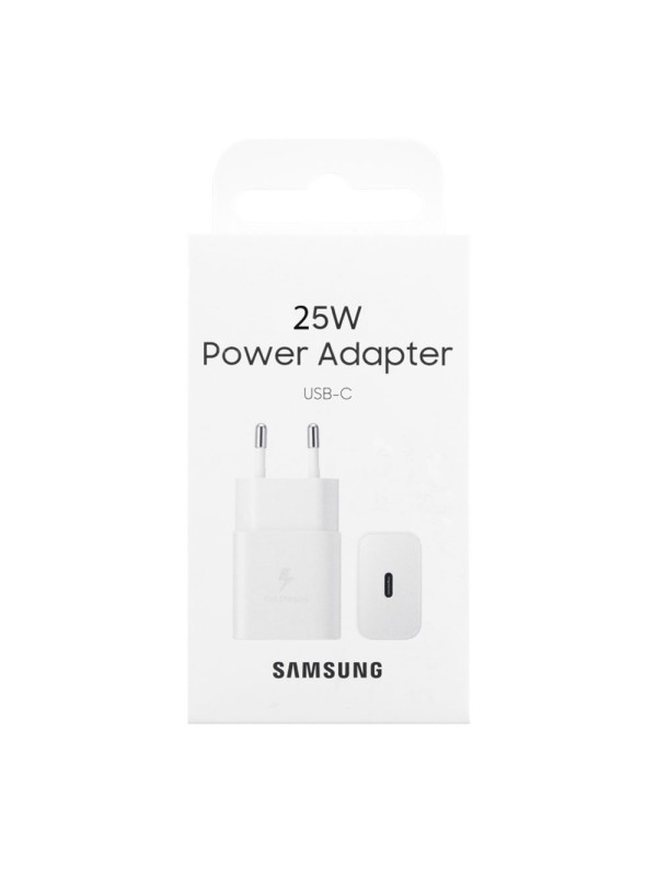 Φορτιστής Ταξιδίου Samsung EP-T2510NWEGEU USB-C GaN 25W Λευκός