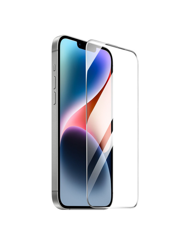 Tempered Glass Hoco Premium Series A36 Anti-Fingerprint Dustproof 0.33mm 2.5D για Apple iPhone 16 Plus 15 Plus