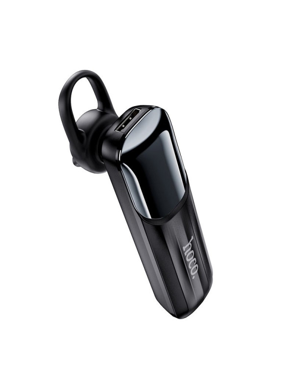 Business Wireless Headset Hoco E57 Essential V.5.0 Μαύρο με Μεγάλο Πλήκτρο Ελέγχου και 10 Ώρες Ομιλίας