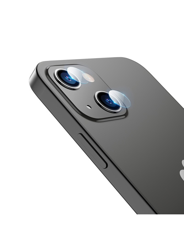 Tempered Glass Hoco V11  Film Κάμερας για Apple iPhone 13 mini Anti-Fingerprint Μαύρο