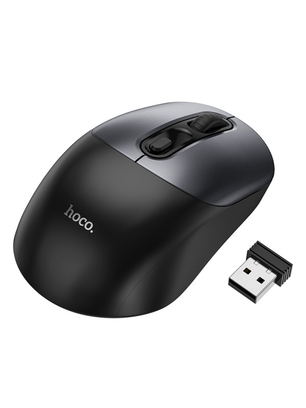 Ασύρματο Ποντίκι Hoco GM28 1600dpi 2.4GHz 3 Πλήκτρων Μαύρο